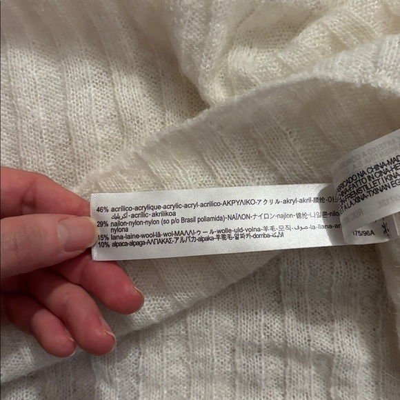 🤍 ZARA Knit Ribbed Sweater - Picture 7 of 8